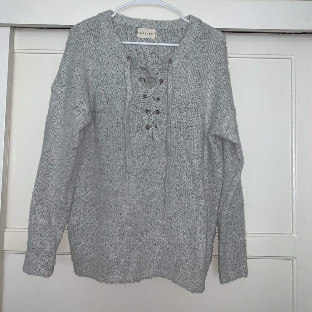 Crisscross sweater